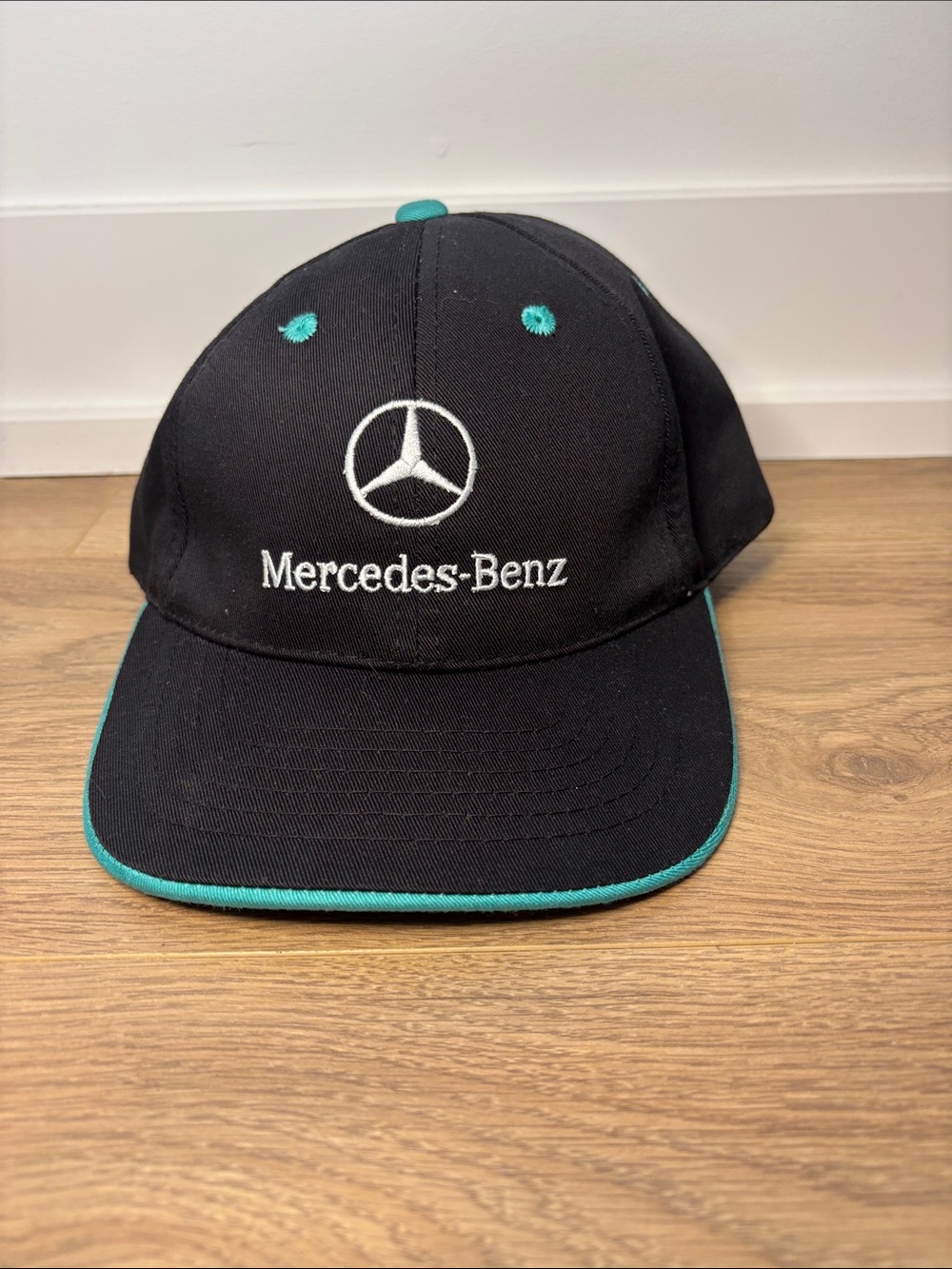 Mercedes-Benz Collection Petronas Cap – Black & Teal – Adjustable